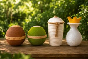 ¿Qué materiales hacen que una urna sea ecológica?